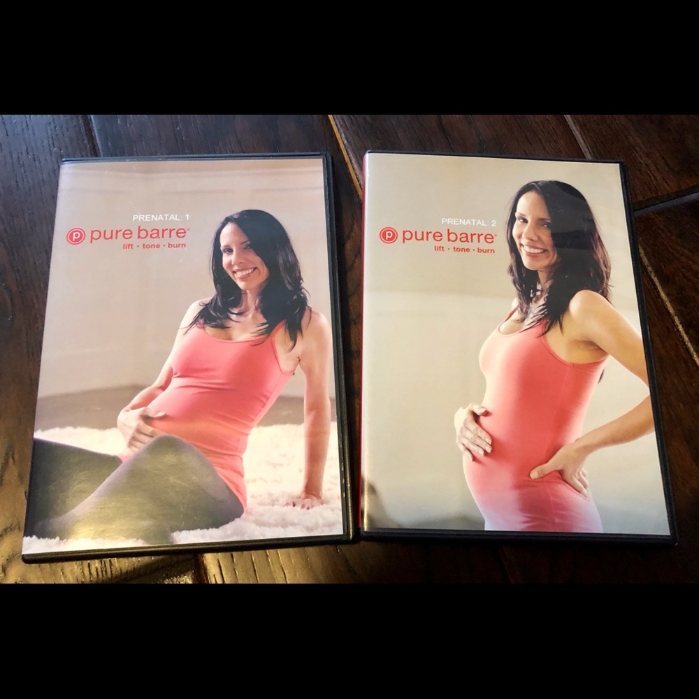 Pure Barre DVD prenatal workout exercise instruction - 2 discs